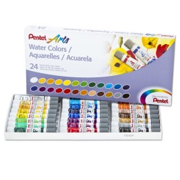 Pentel® Water Colors, Set of 24 Tubes