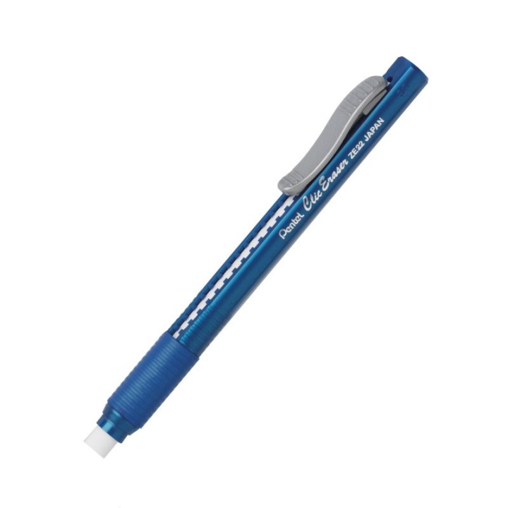 Pentel® Clic Eraser Grip, Blue Barrel
