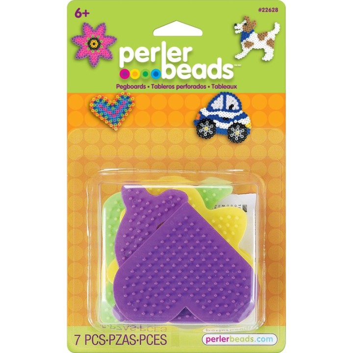Perler™ Small Fun Shaped Pegboards for Fuse Beads, Pack of 5