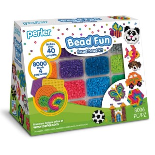 Perler™ Bead Fun Fused Bead Activity Kit & Storage Trays, 8006 Pieces