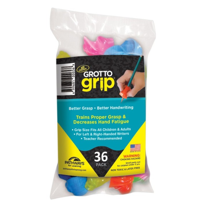 Pathways For Learning Grotto Grip® Pencil Grips, Pack of 36