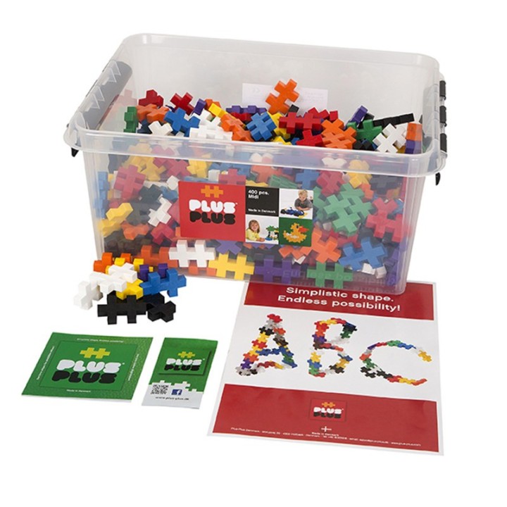 Plus-Plus® Building Blocks Big Set, 400-Piece Tub