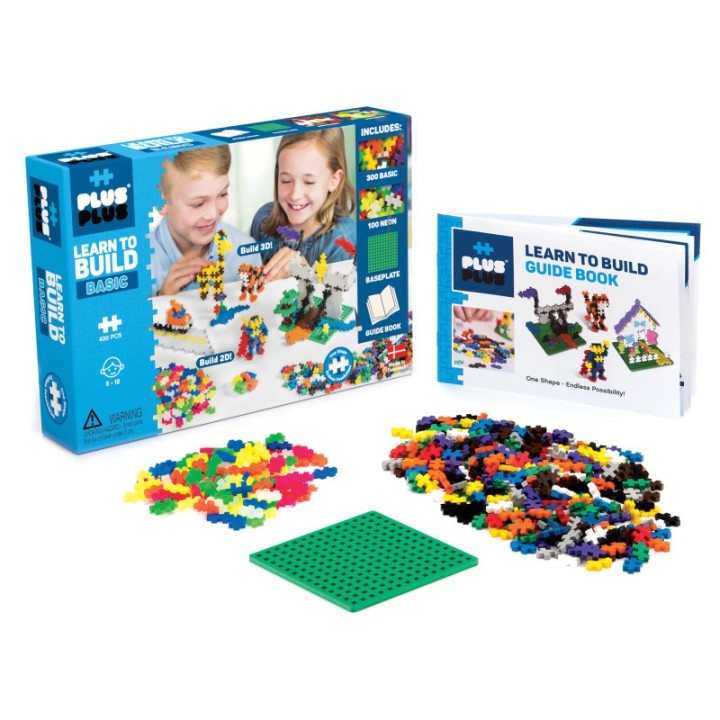 Plus-Plus® Building Blocks Learn To Build Set, Basic