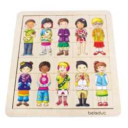 Beleduc Match & Mix Kids Puzzle