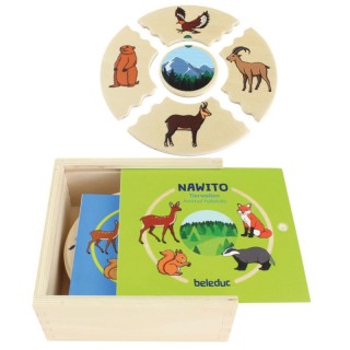 Beleduc Nawito Animal Habitats Puzzles