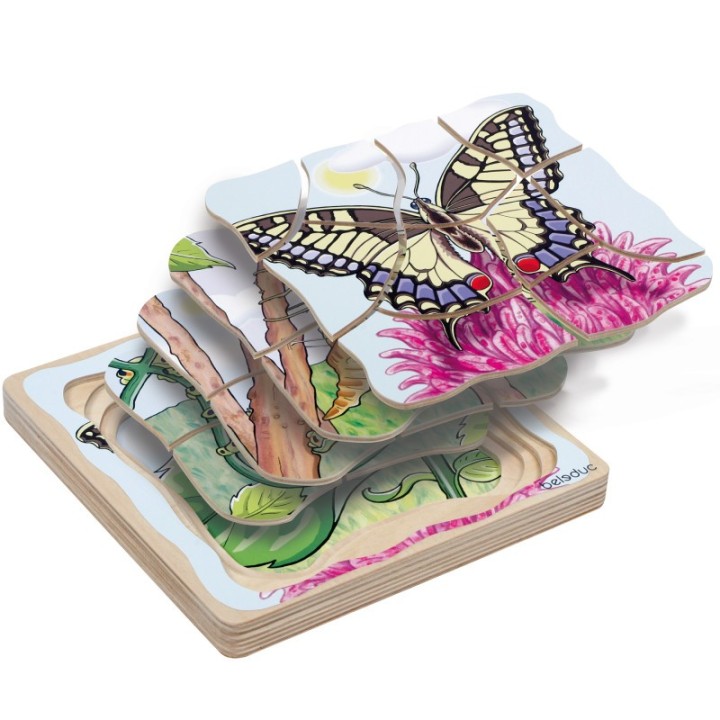 Beleduc Layer Puzzle, Butterfly