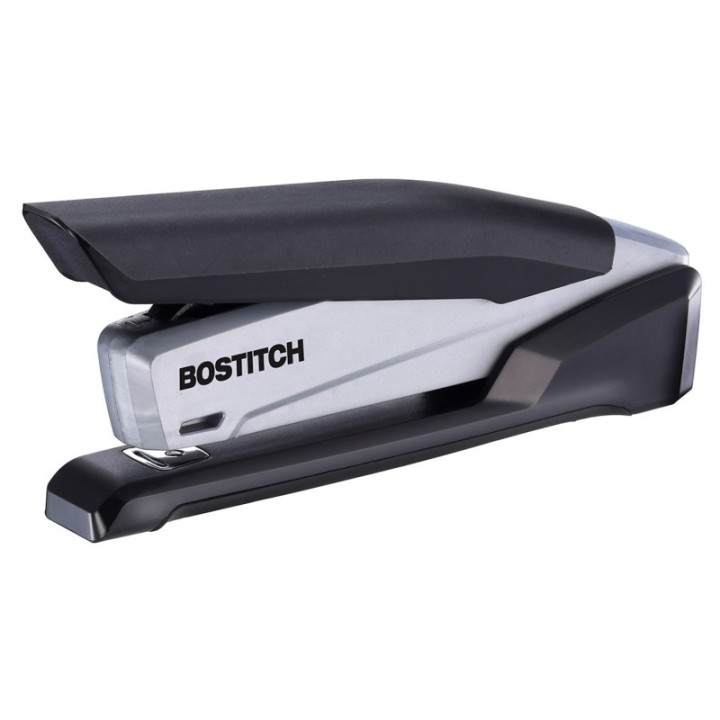 Bostitch One-Finger Desktop Stapler, Black/Gray