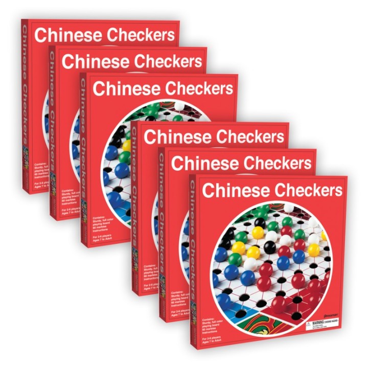 Pressman Chinese Checkers, Pack of 6
