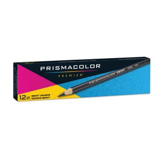 Prismacolor® Ebony Graphite Drawing Pencils, Black, Box of 12
