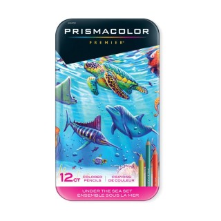 Prismacolor® Premier Colored Pencils, Soft Core, Under The Sea Set, 12 Count