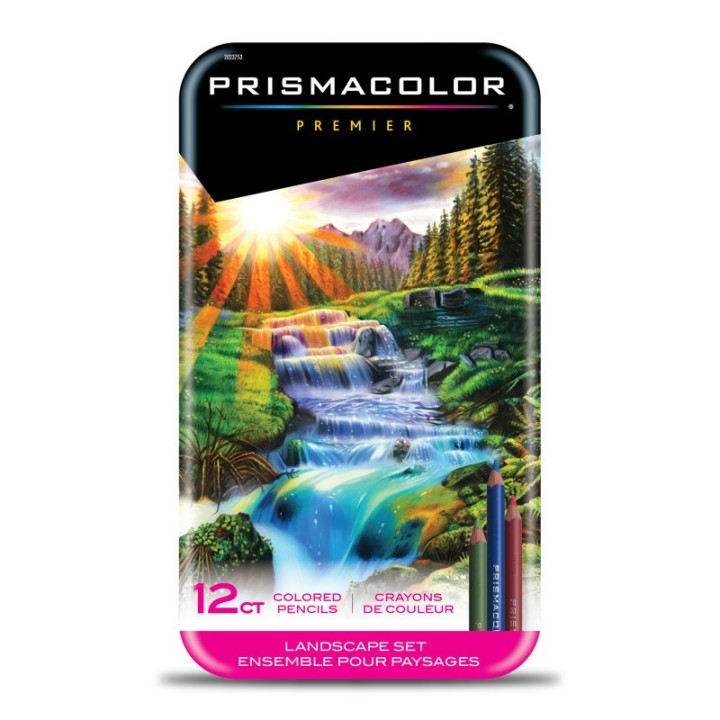 Prismacolor® Premier Colored Pencils, Soft Core, Landscape Set, 12 Count