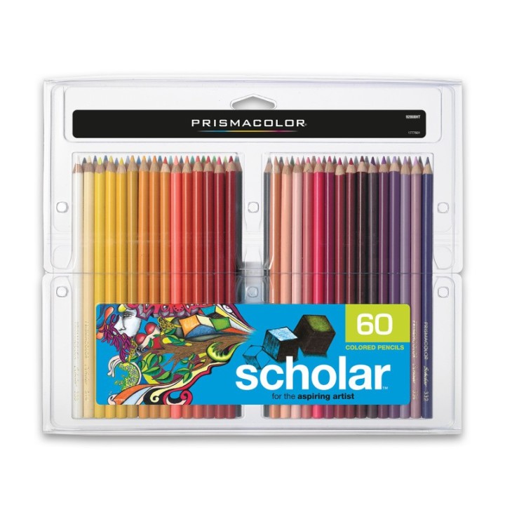 Prismacolor® Scholar Colored Pencils, Assorted Colors, 60 Count