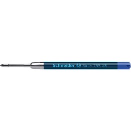 Schneider® Slider 755 XB Ballpoint Pen Refill, 1.4 mm, Blue Ink, Single Refill