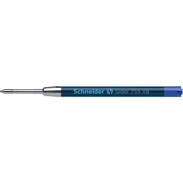 Schneider® Slider 755 XB Ballpoint Pen Refill, 1.4 mm, Blue Ink, Single Refill