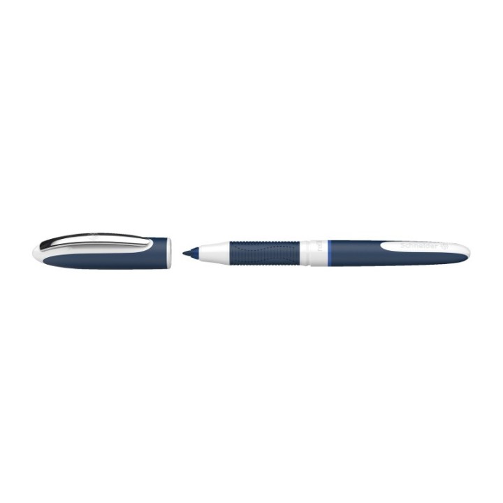 Schneider® One Change Rollerball Pen, Refillable, 0.6 mm, Blue Ink, Single Pen