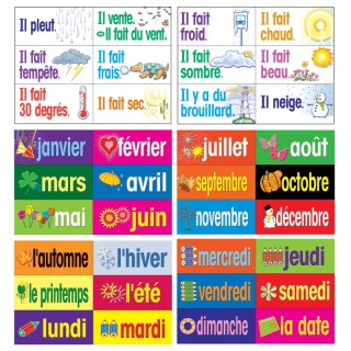 Poster Pals® French Multi-Purpose Card Set