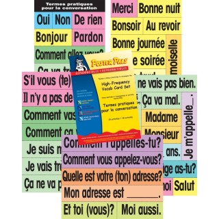 Poster Pals® French High-Frequency Vocab Card Set