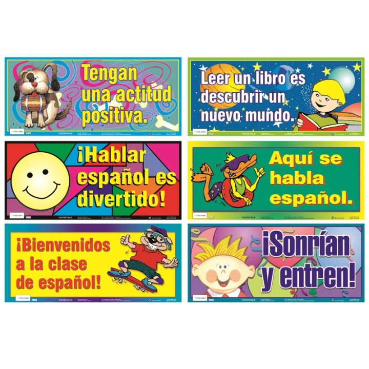 Poster Pals® Spanish Variety Poster Set