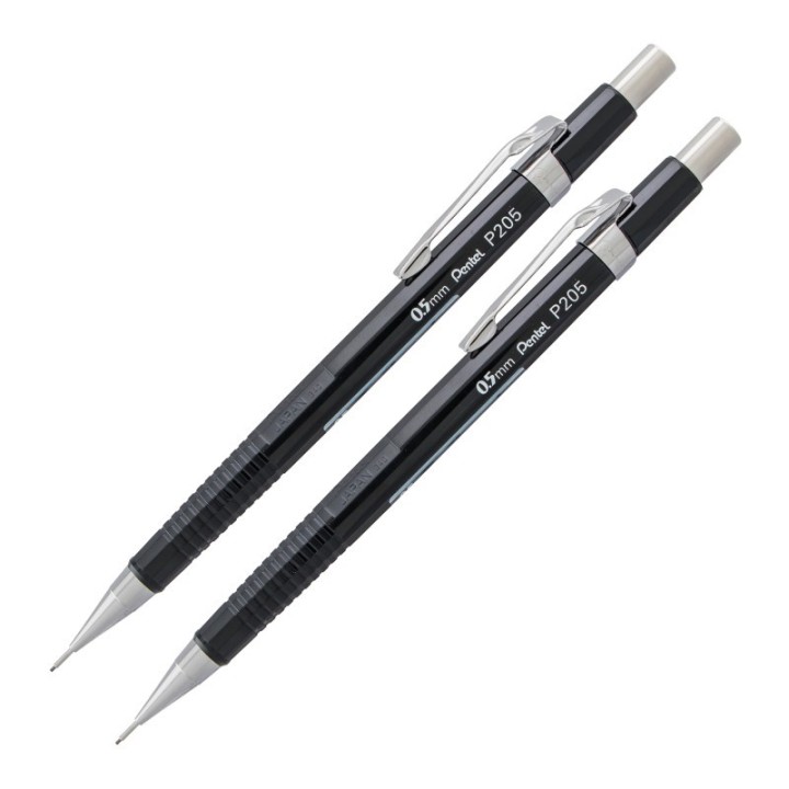 Pentel® Sharp Mechanical Pencil (0.5mm), Black Barrel, Pack of 2