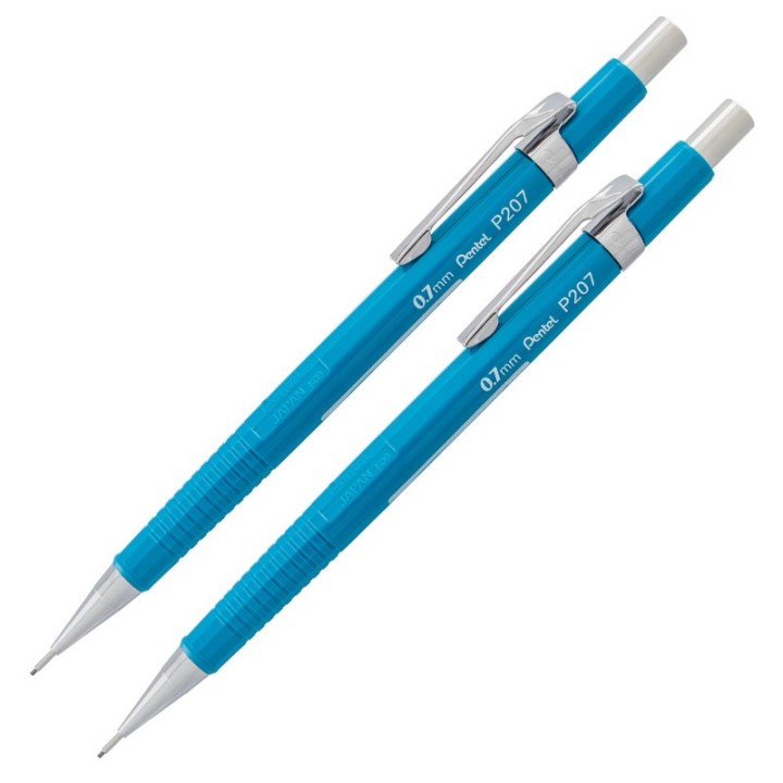 Pentel® Sharp Mechanical Pencil (0.7mm), Blue Barrel, Pack of 2