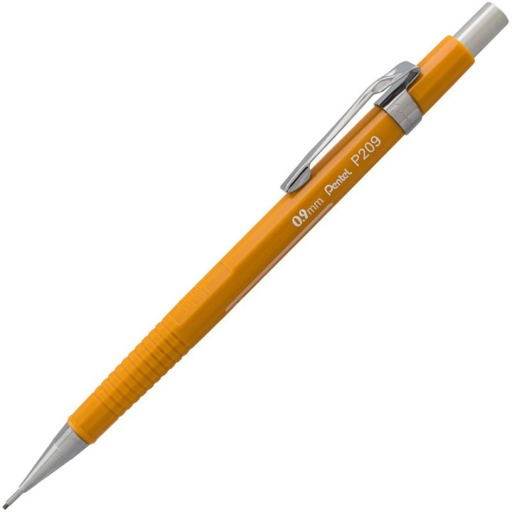 Pentel® Sharp Mechanical Pencil (0.9mm), Yellow Barrel