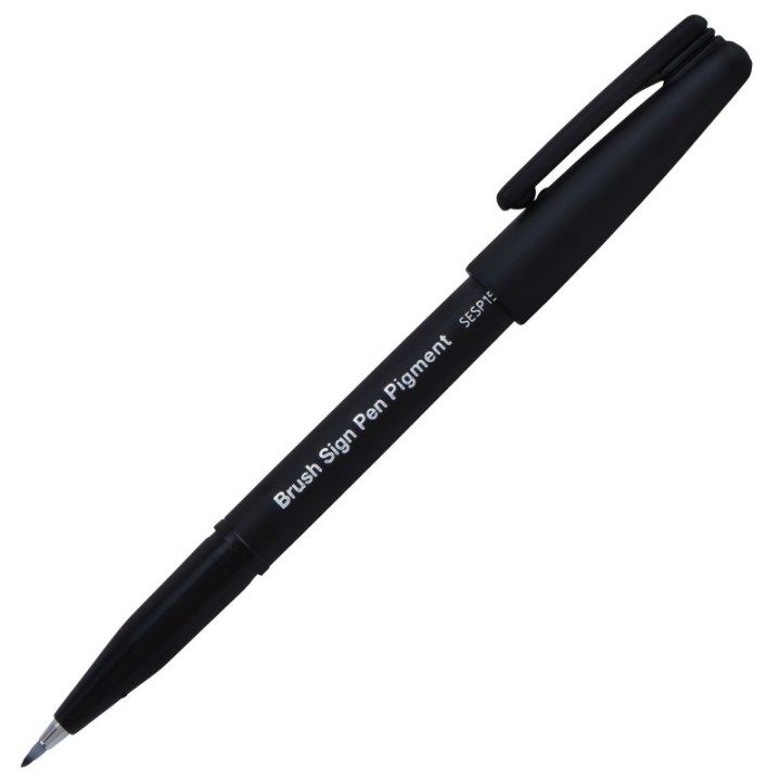 Pentel Arts Sign Pen Brush, Open Stock, Black Pigment Ink