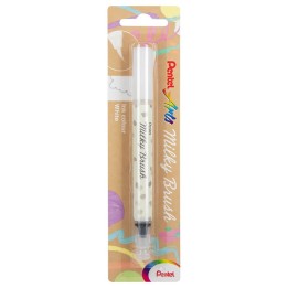 Pentel Arts Milky Brush Pen, White Ink, 1-Pack