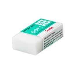 Pentel Arts Hi-Polymer Eraser, Soft, 1 Count
