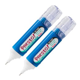 Pentel® Presto! Jumbo Correction Pen, Fine Point Metal Tip 12 ml/0.4 fl. oz., Pack of 2