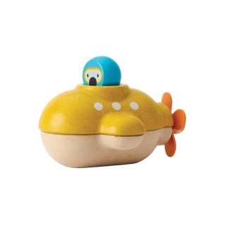 PlanToys Yellow Submarine Bath Toy