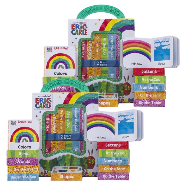 PI Kids My First Library Eric Carle, 12 Books Per Set, 2 Sets