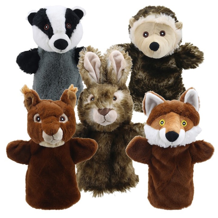 The Puppet Company Animal Puppet Buddies: Woodland, Set of 5
