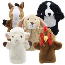 The Puppet Company Animal Puppet Buddies: Farm, Set of 5