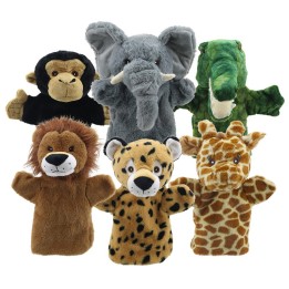 The Puppet Company Animal Puppet Buddies: African, Set of 6