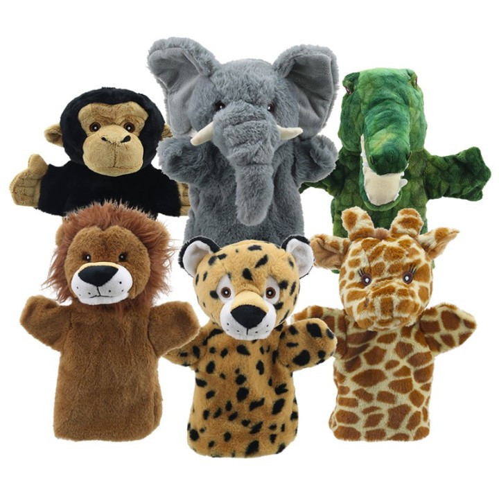 The Puppet Company Animal Puppet Buddies: African, Set of 6