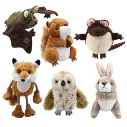 The Puppet Company Finger Puppets: Woodland, Set of 6