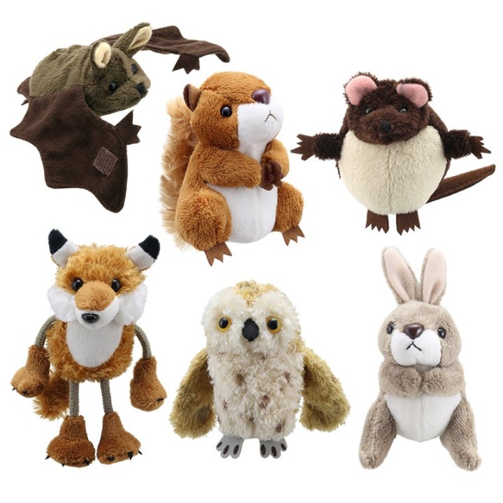 The Puppet Company Finger Puppets: Woodland, Set of 6