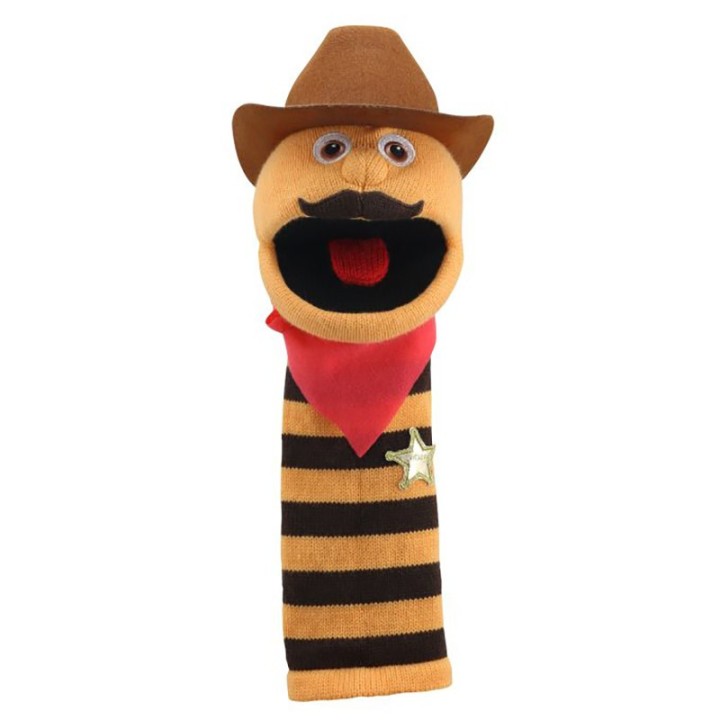 The Puppet Company Eco Knitted Puppet: Cowboy