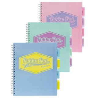 Pukka Pads Lettersize & Pastel Project Book - Pack 3