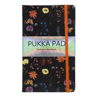 Pukka Pads Bloom Softcover Notebook with Pocket - Cream - Pack 3