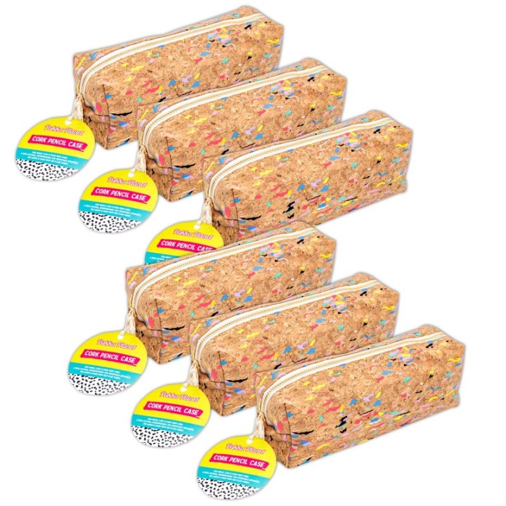Pukka Pads Pukka Planet Cork Pencil Case - Pack 6