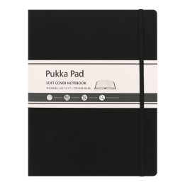 Pukka Pads Pukka Soft Cover Lettersize College Ruled - Black