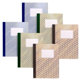 Pukka Pads Haze B5 Composition Book, 7" x 10", 3 Per Pack, 2 Packs