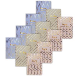 Pukka Pads Haze Exercise Books, 4.6" x 6.8", Assorted Colors, 3 Per Pack, 4 Packs