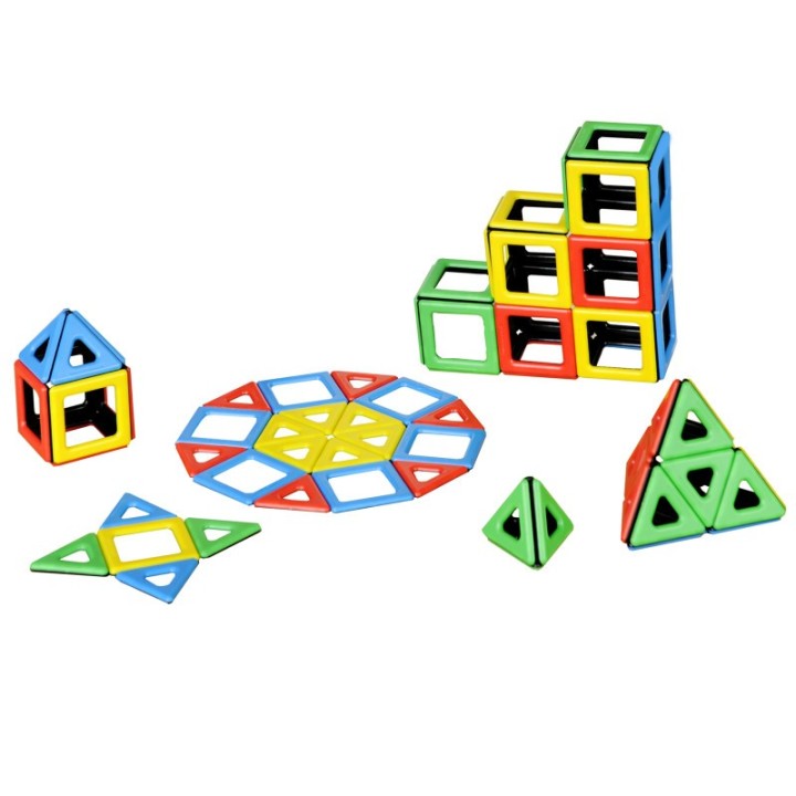 Polydron Magnetic Polydron® Class Set, 96 Pieces