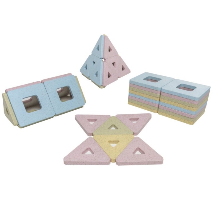 Polydron Kindermag Magnetic Building Set, 48 Pieces