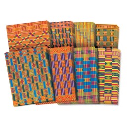 Roylco® African Textile Paper, 8-1/2" x 11", 32 Sheets