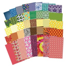 Roylco® All Kinds of Fabric Design Papers™, 200 Sheets