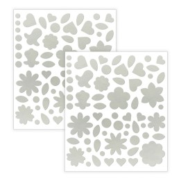 Roylco® Blots of Flowers Blot Paper, 310 Pieces Per Pack, 2 Packs