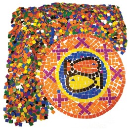 Roylco® Double Color Mosaic Squares, 3/8", 10,000 Squares